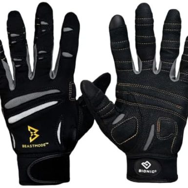 Bionic Women's Beastmode Full Finger Gym Workout Gloves